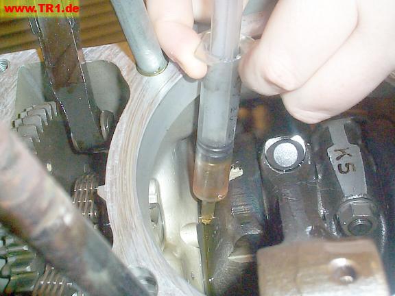 oiling crankcase bearing