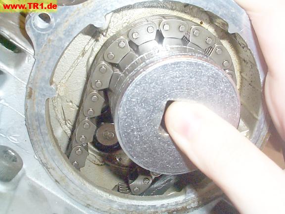 front cam chain over socket