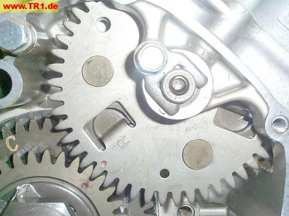 front timing gear timing