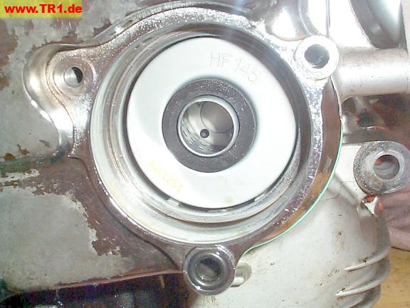 oil filter, installed