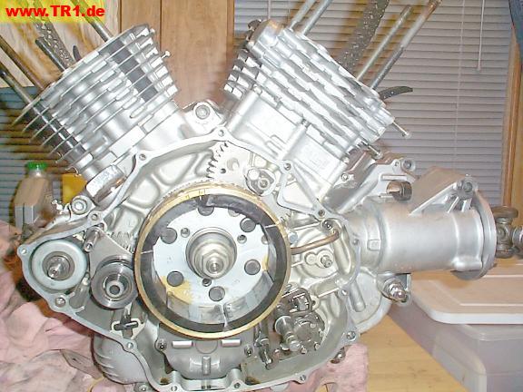 engine, left side