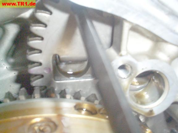 rear timing gear mark