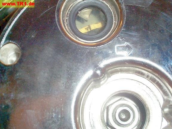 crankshaft timing mark in window