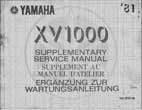 XV1000 service manual XV1000 service manual