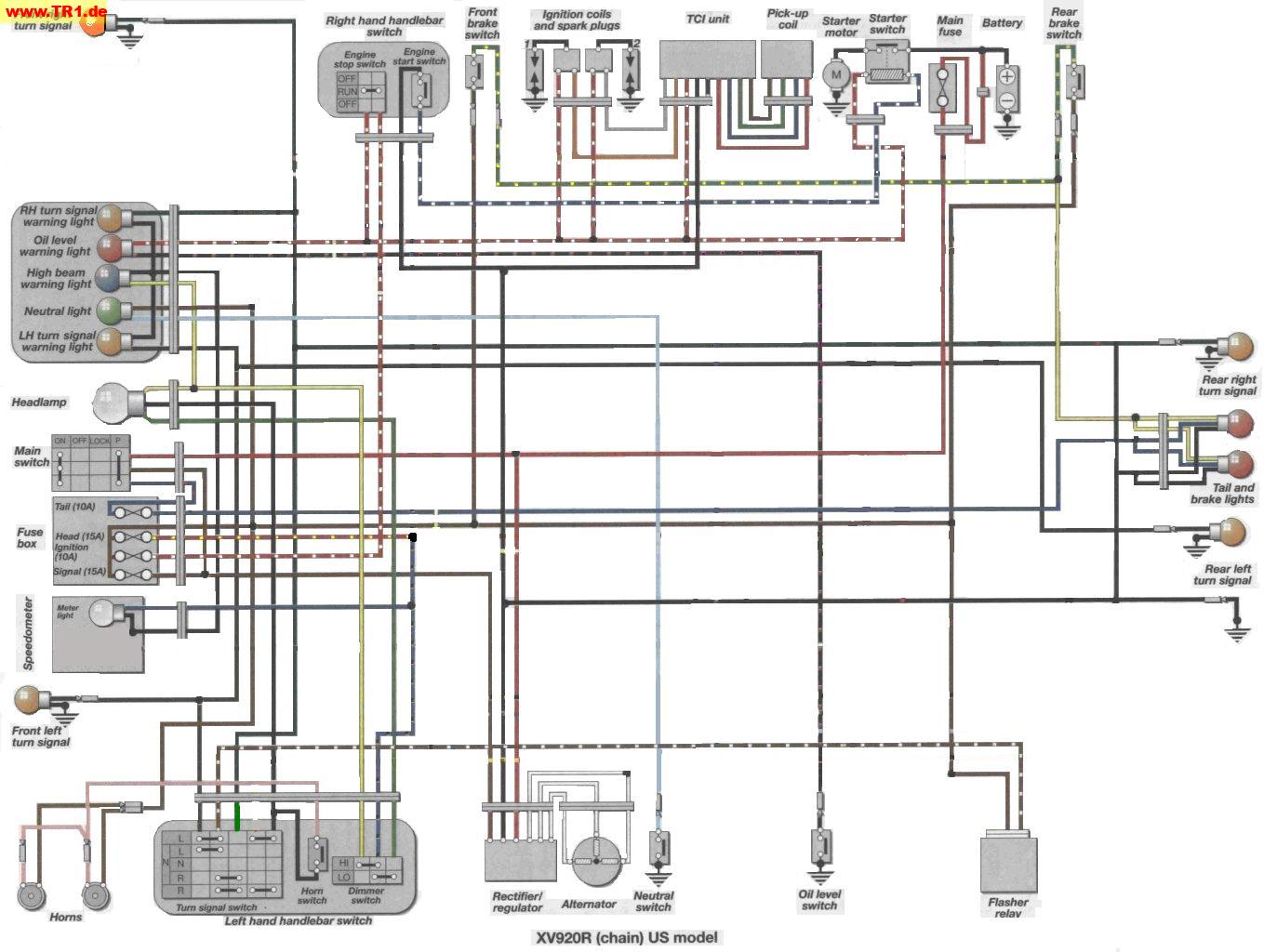 Tr1  Xv1000  Xv920 Wiring Diagrams